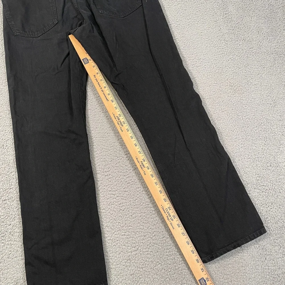 Polo Ralph Lauren Jeans Mens 33x30 Black Denim Streetwear Straight Leg Dungarees - Picture 8 of 11